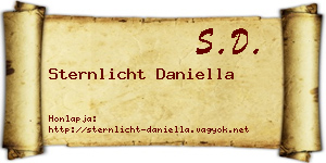 Sternlicht Daniella névjegykártya