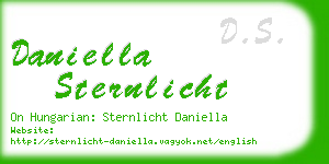 daniella sternlicht business card